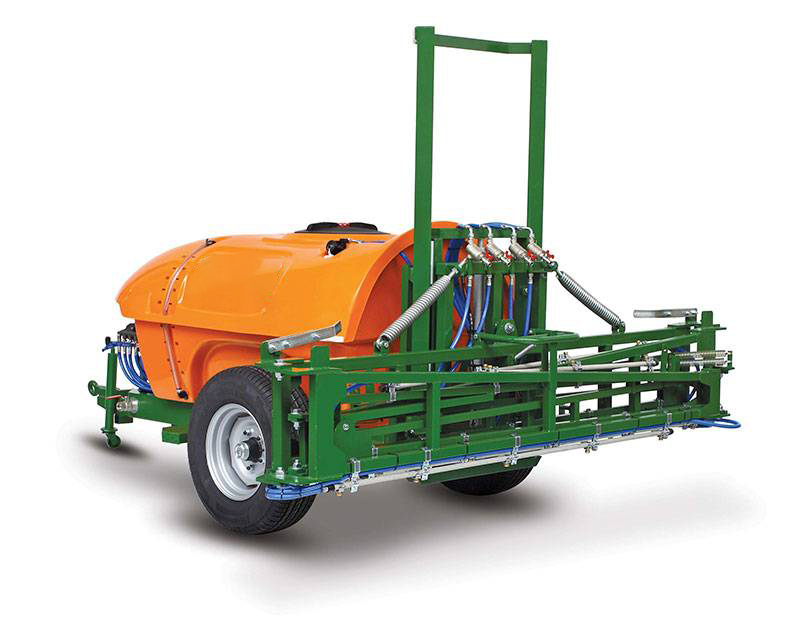 سمپاش 1000 لیتری بوم 16 متری ارتفاع هیدرولیک کششی لاستیک کوچک